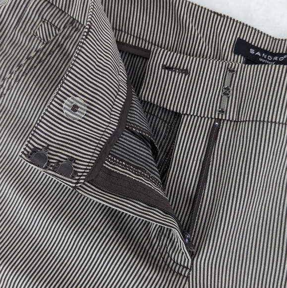 vintage 00's Sandro pinstripe trousers - Picture 8 of 10